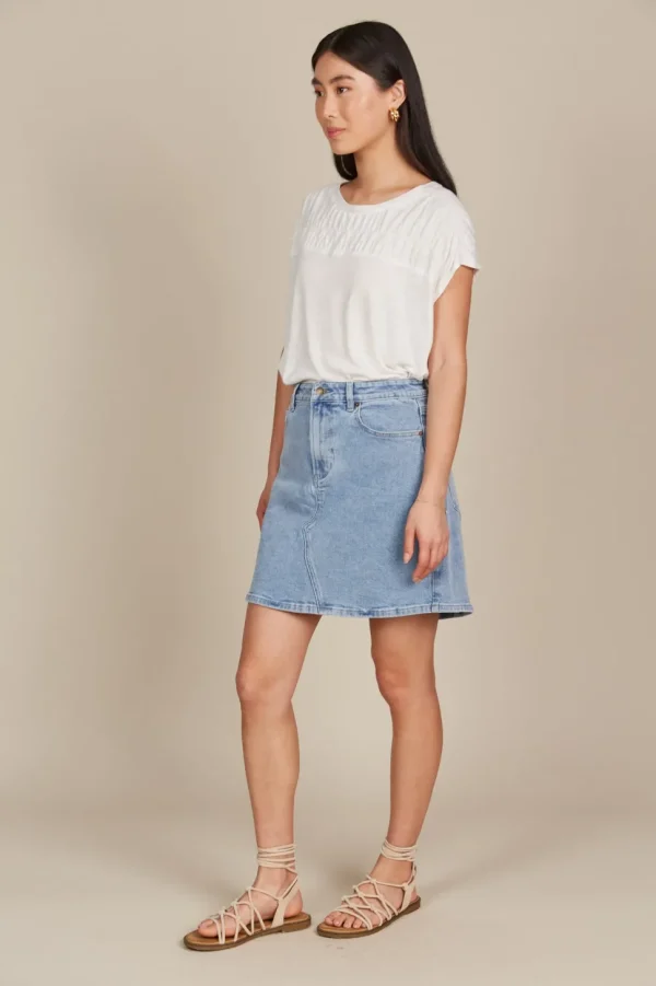 Isle of Mine - Margot Denim Skirt - Stellar