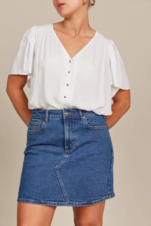Isle of Mine - Margot Denim Skirt - Denim