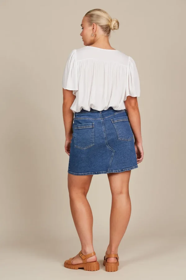 Isle of Mine - Margot Denim Skirt - Denim