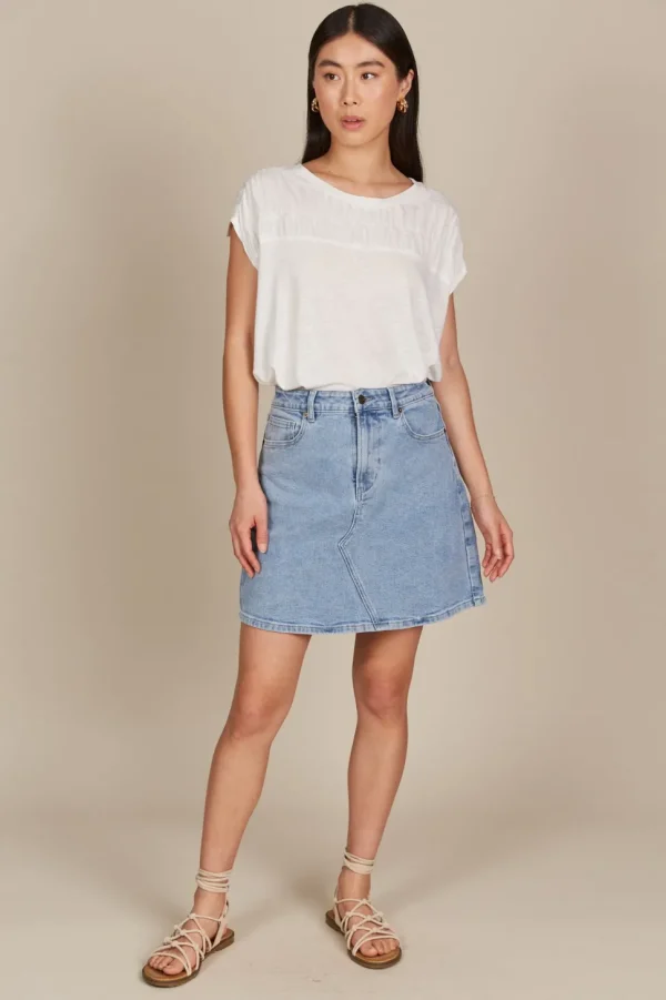 Isle of Mine - Margot Denim Skirt - Stellar