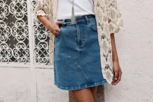 Isle of Mine - Margot Denim Skirt - Denim