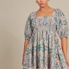 Isle of Mine - Remi Mini Dress - Lotus Fleuron
