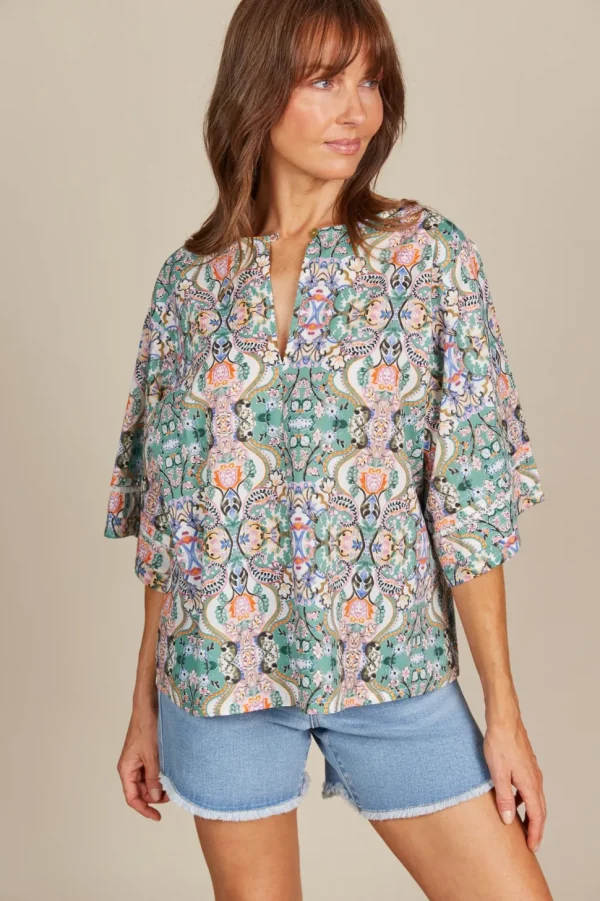 Isle of Mine - Remi Top - Lotus Fleuron FINAL SALE