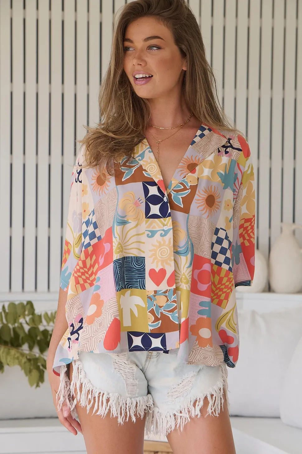 jaase__daisy_days_print_s_3.webp Jaase - Daisy Days Print Samara Shirt