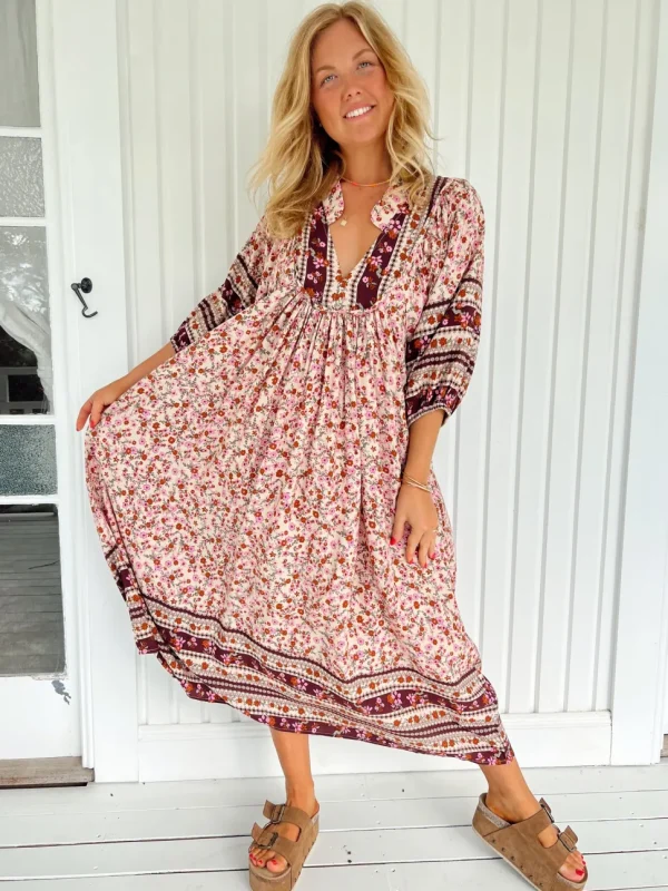 Jaase - Madelene Print Boheme Midi Dress