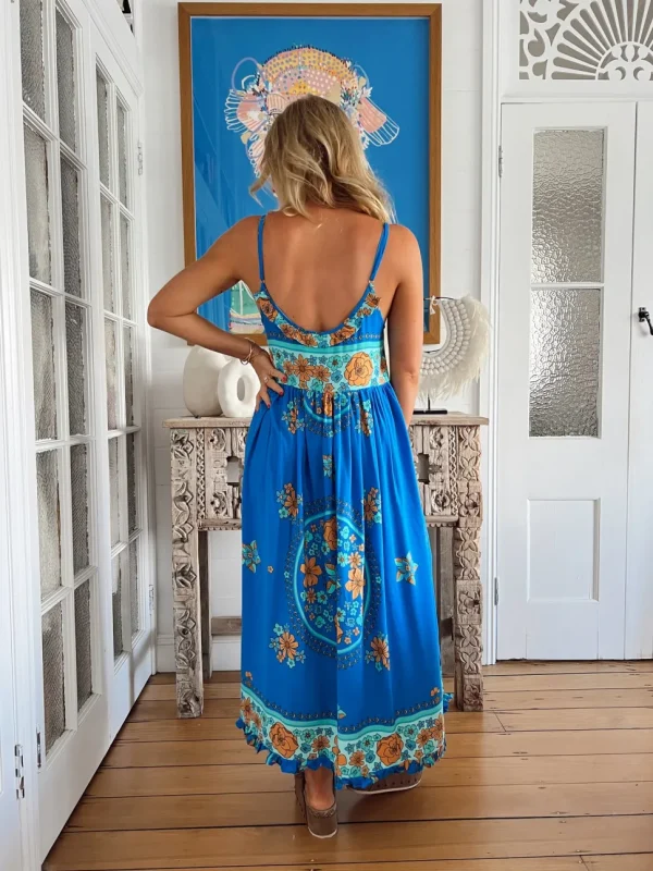 Jaase - Riviera Print Bibi Maxi Dress