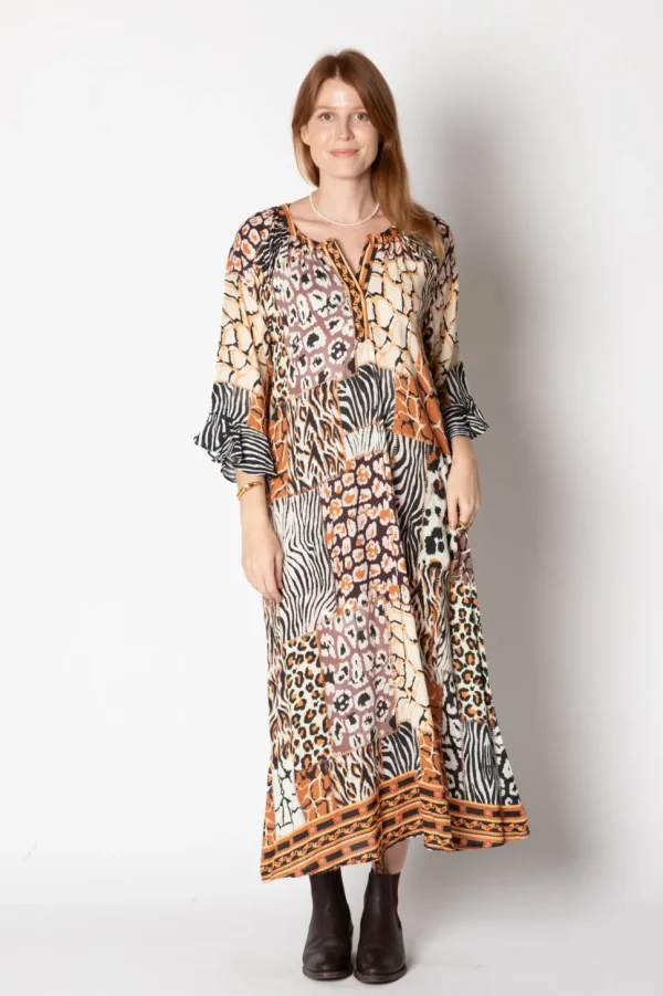 Lula Life - Animale Midi Dress - Print