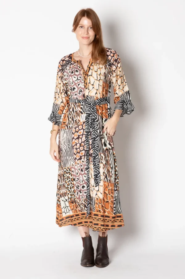 Lula Life - Animale Midi Dress - Print
