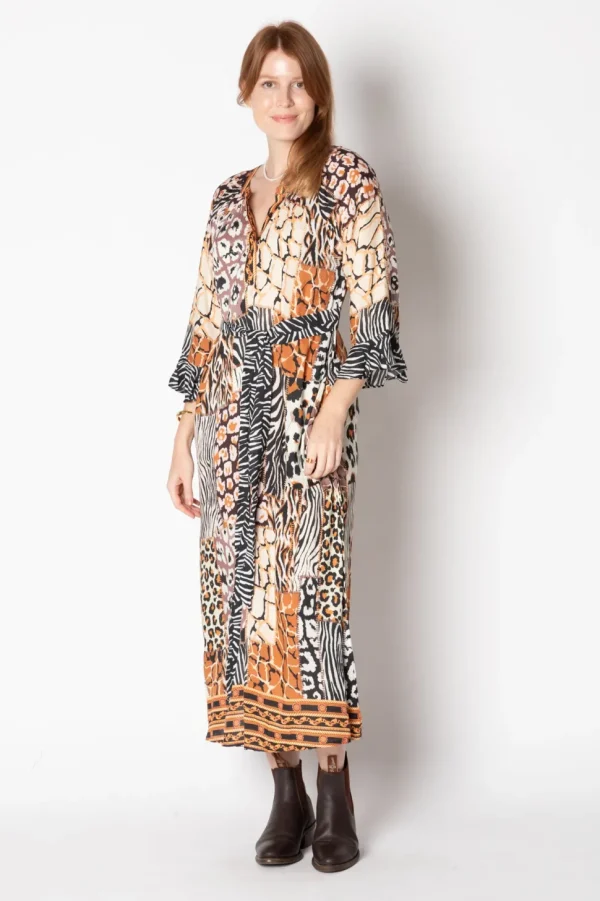 Lula Life - Animale Midi Dress - Print