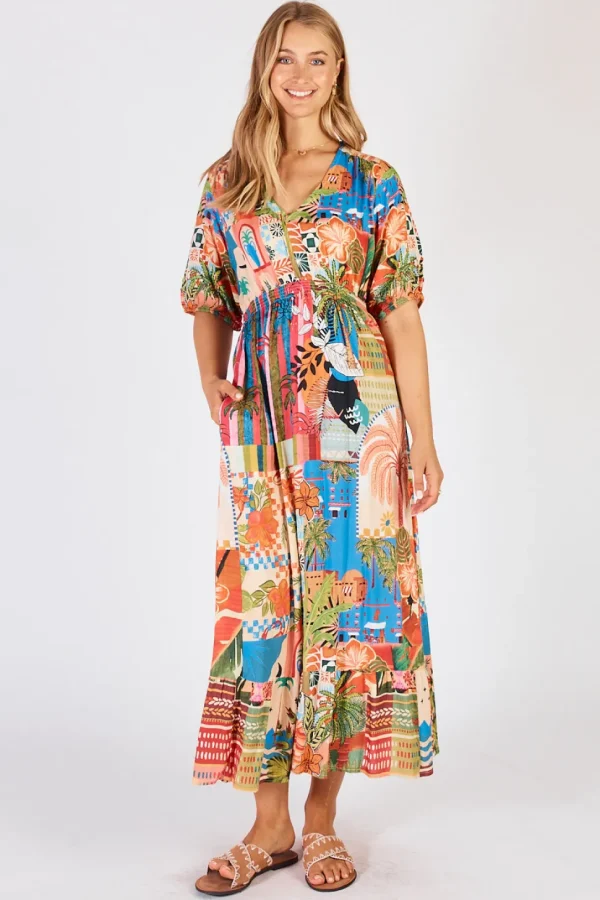 Lula Life - Jedda Midi Dress - Spice