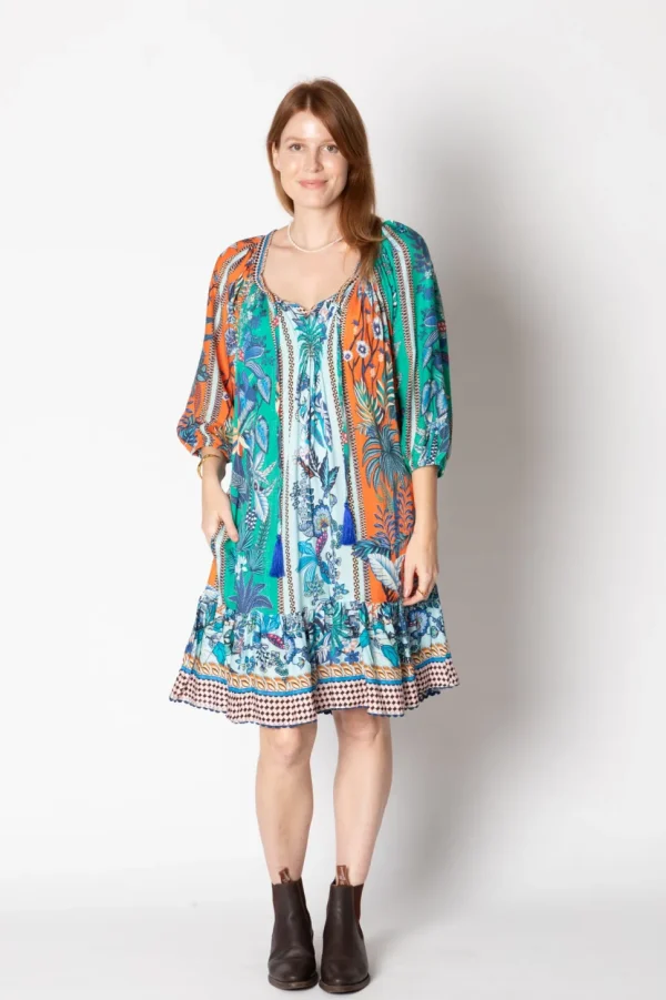 Lula Life - Liliana Shirred Dress - Mist