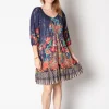 Lula Life - Ximena Shirred Dress - Print