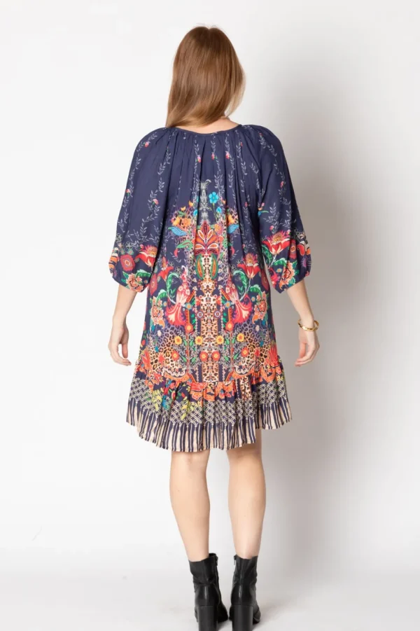 Lula Life - Ximena Shirred Dress - Print