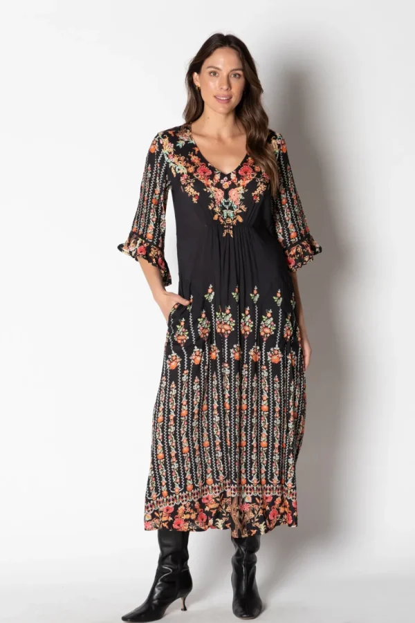 Lula Soul - Melilla Midi Dress - Black
