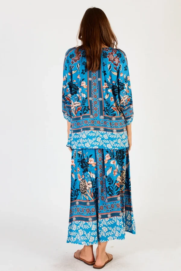 Lula Soul - Palermo Top - Steel Blue FINAL SALE