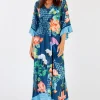 Lula Soul - Yoshiko Midi Dress - Navy
