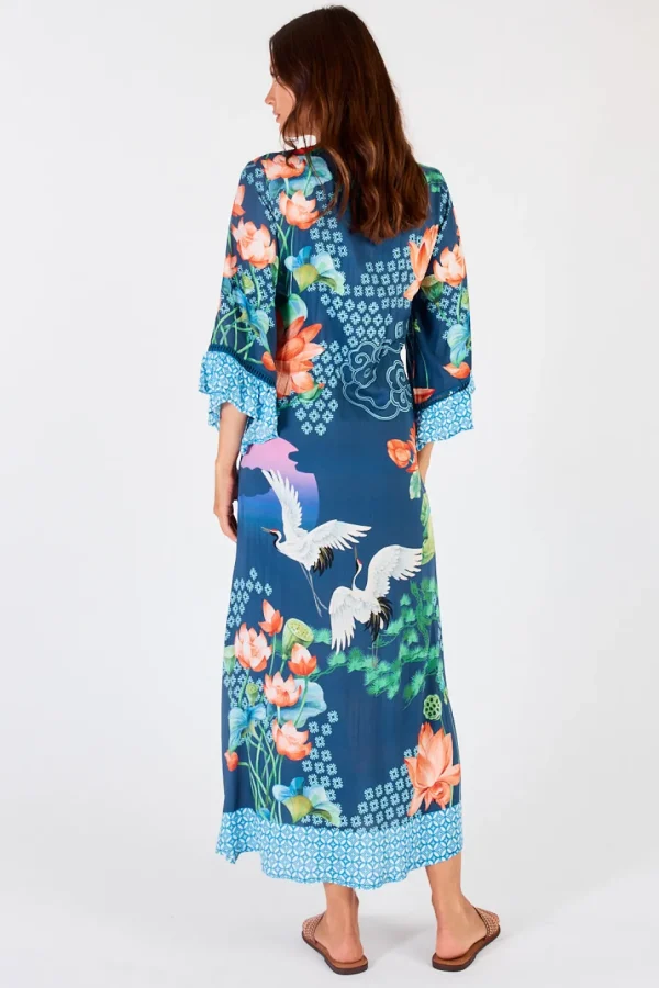 Lula Soul - Yoshiko Midi Dress - Navy