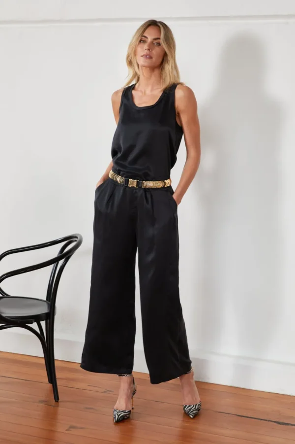 MA Dainty - BOTANY TOP - Black - DTY03859B FINAL SALE