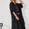 MA Dainty - GINORI - Kimono - BLACK DTY01560 FINAL SALE
