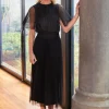 MA Dainty - LOTUS - Skirt - Black DTY03827 FINAL SALE