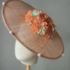 Melanie Ferrero - Peach Fuzz Apricot Sequinned Saucer