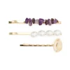 Morgan & Taylor - Amethyst Ciello Hair Clip Set FINAL SALE