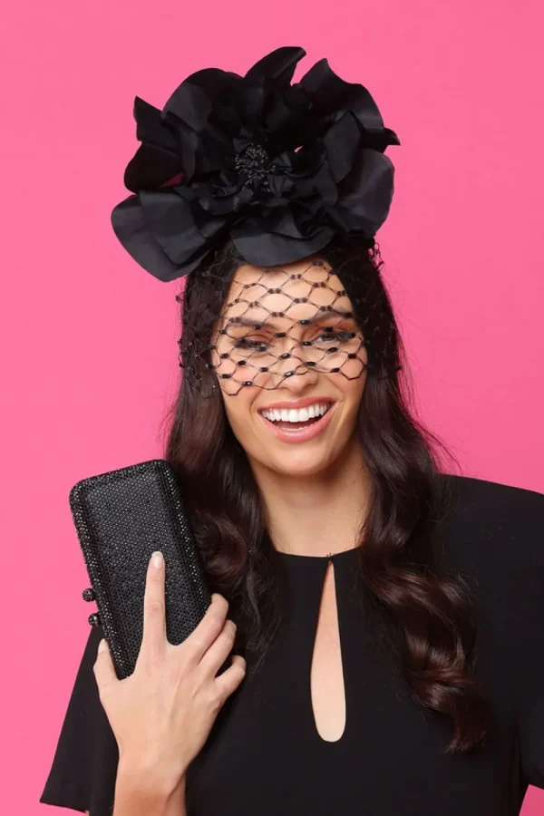 Morgan & Taylor - Black Cindy Fascinator FS400