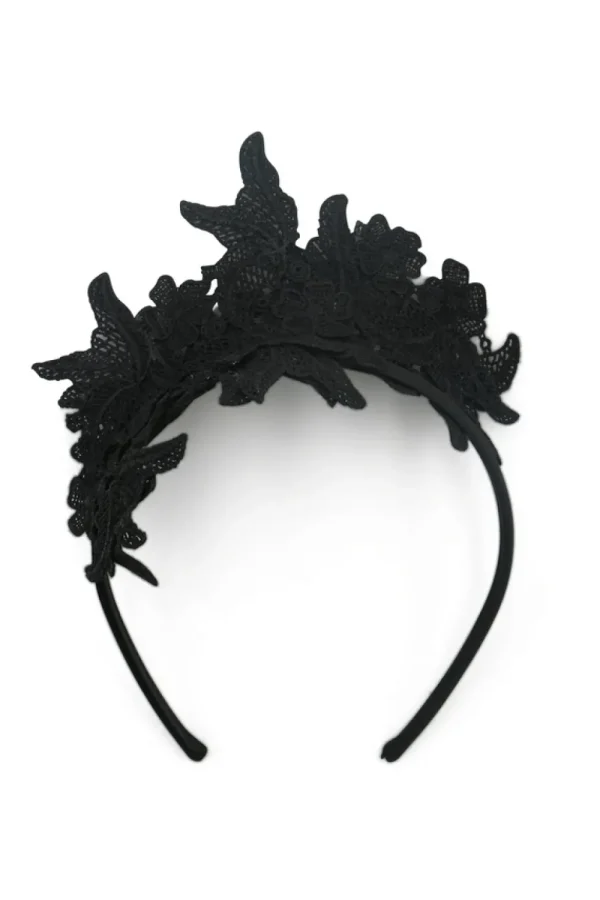 Morgan & Taylor - Black Sassi Headpiece FS334