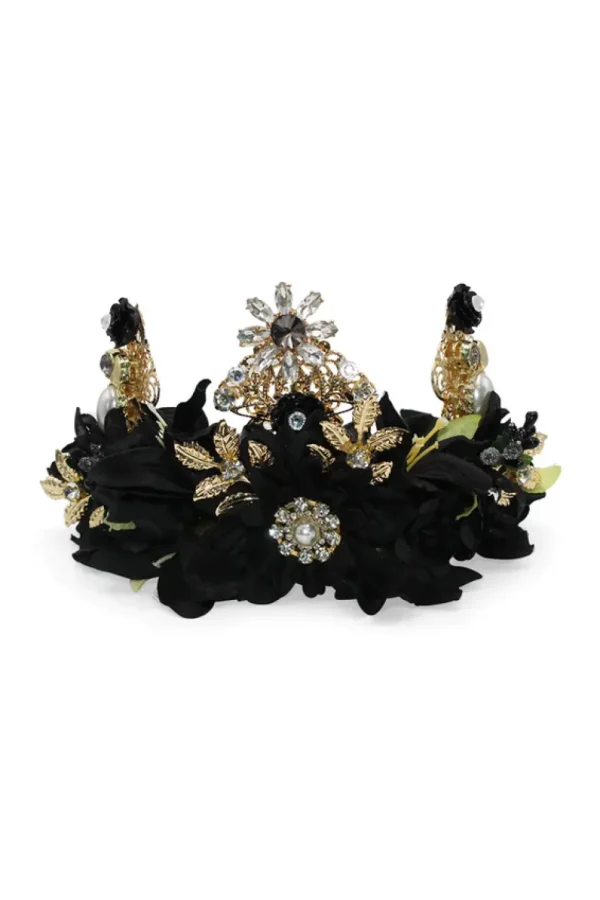 Morgan & Taylor - Black Violet Headpiece