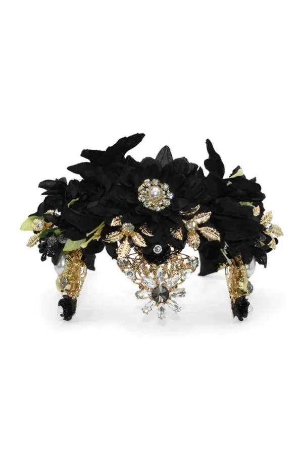 Morgan & Taylor - Black Violet Headpiece