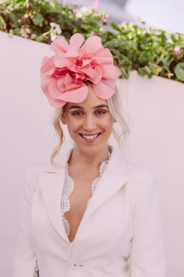 Morgan & Taylor - Coral Cindy Fascinator FS400