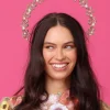 Morgan & Taylor - Gold Juliet Halo Headband FS1065