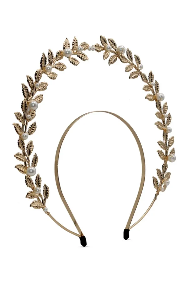 Morgan & Taylor - Gold Juliet Halo Headband FS1065
