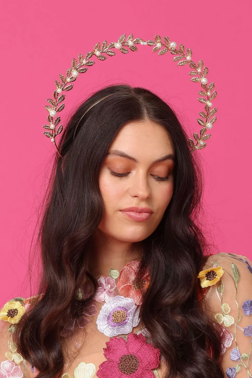 morgan__taylor__gold_juli_2.webp Morgan & Taylor - Gold Juliet Halo Headband FS1065