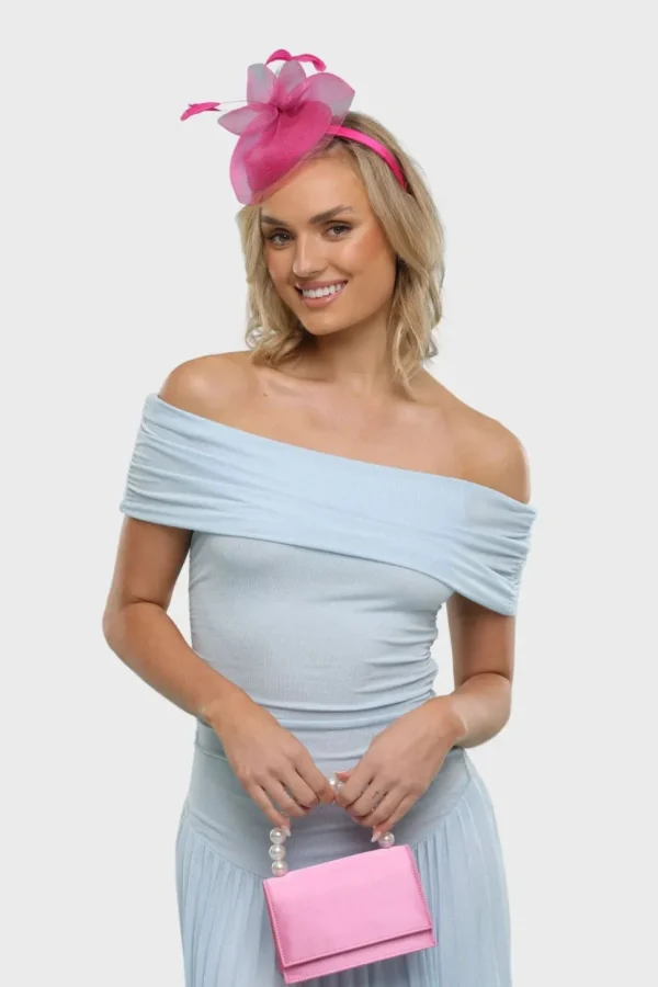 Morgan & Taylor - Hot Pink Cerise Elisa Fascinator FS417