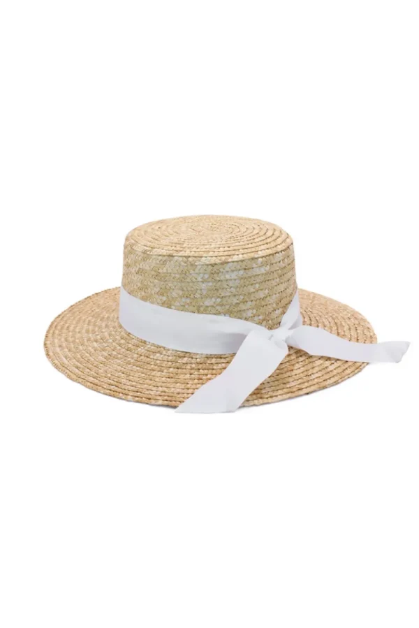 Morgan & Taylor - Natural White Myla Boater RE1171
