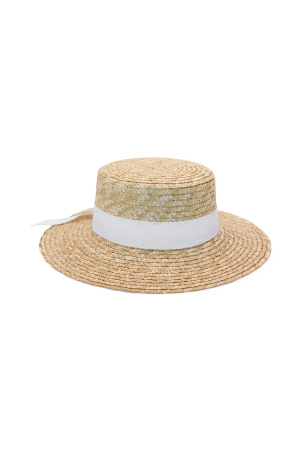 Morgan & Taylor - Natural White Myla Boater RE1171