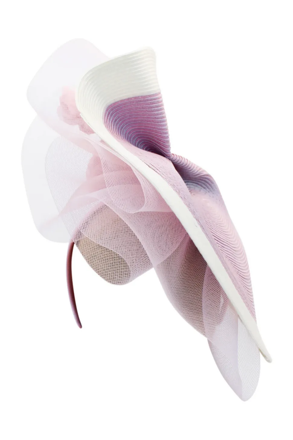 morgan__taylor__pink_ivor_2.webp Morgan & Taylor - Pink Ivory Drew Fascinator