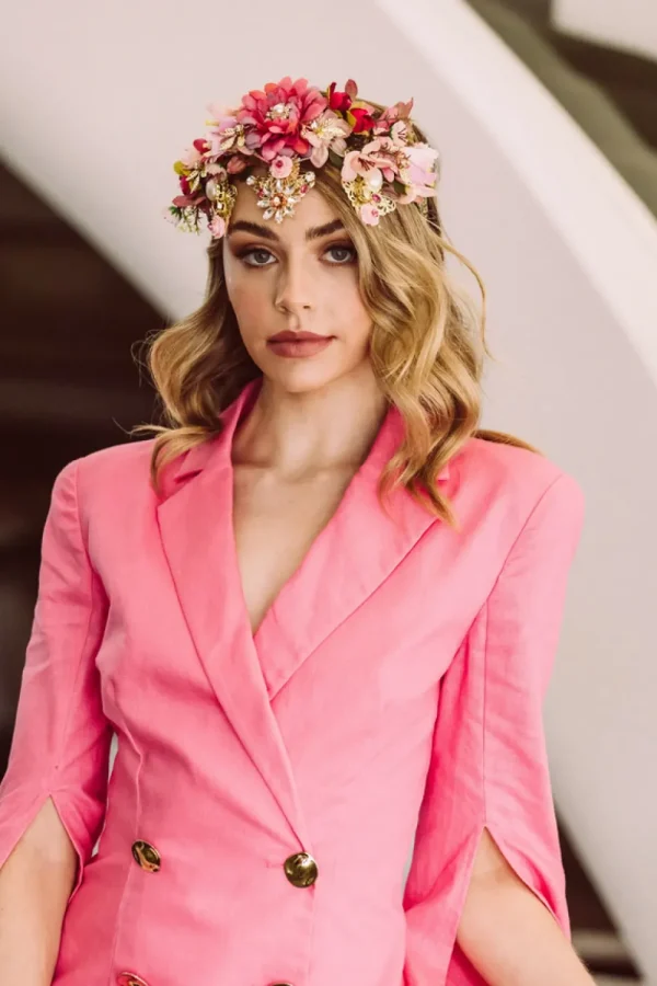 Morgan & Taylor - Pinks Violet Headpiece Fascinator
