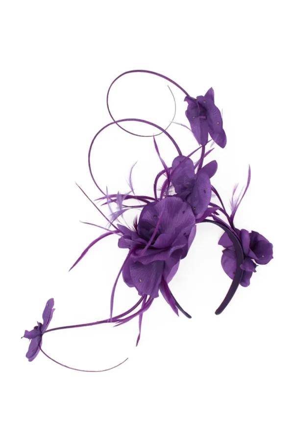 Morgan & Taylor - Purple Jada Fascinator
