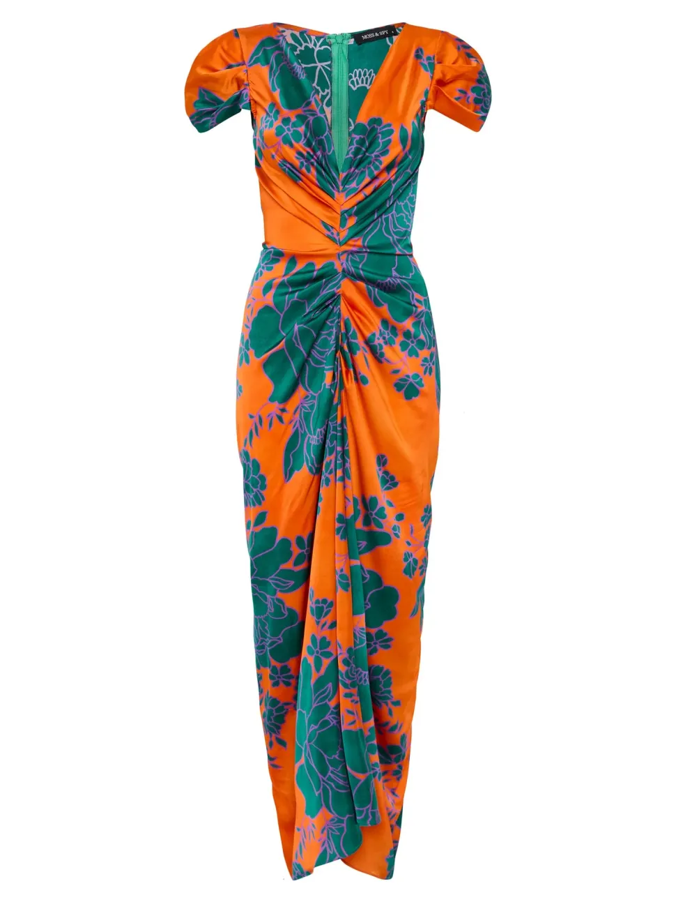 moss__spy__calista_midi_d_1.webp Moss & Spy - Calista Midi Dress - Tangerine Teal