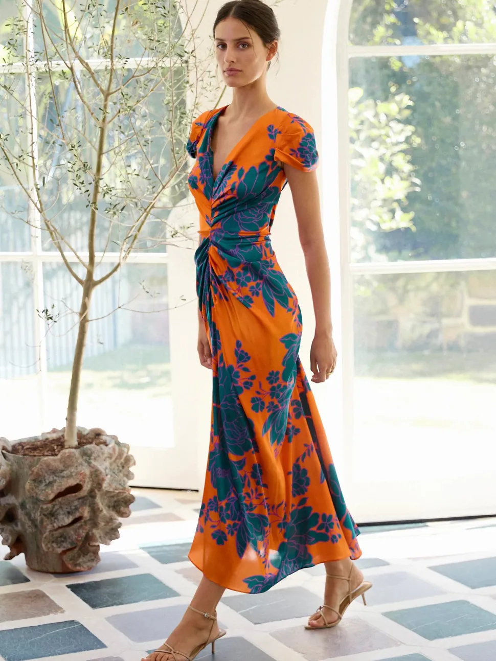 moss__spy__calista_midi_d_6.webp Moss & Spy - Calista Midi Dress - Tangerine Teal