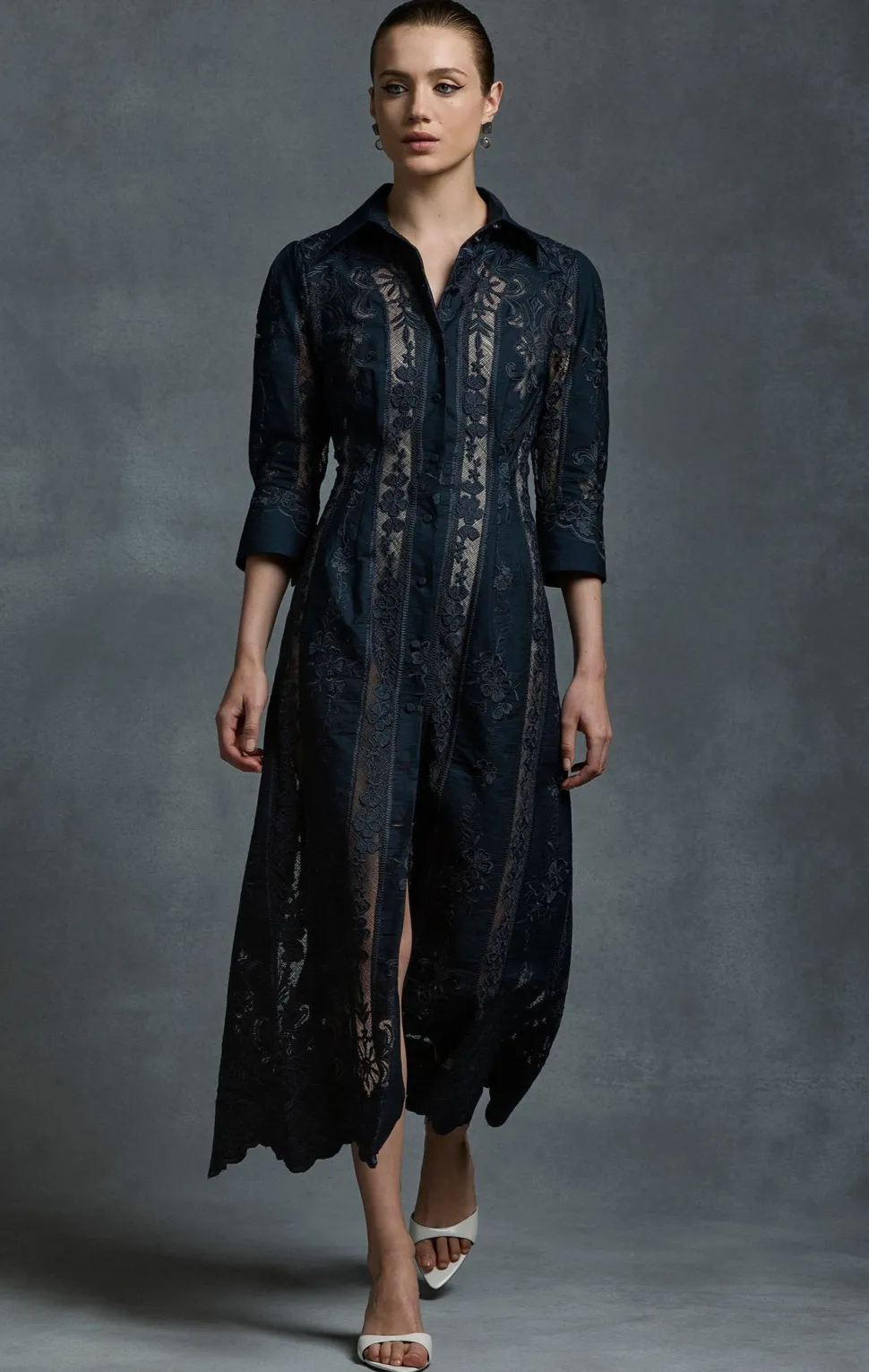 moss__spy__kristen_shirt__0.webp Moss & Spy - Kristen Shirt Dress - Midnight