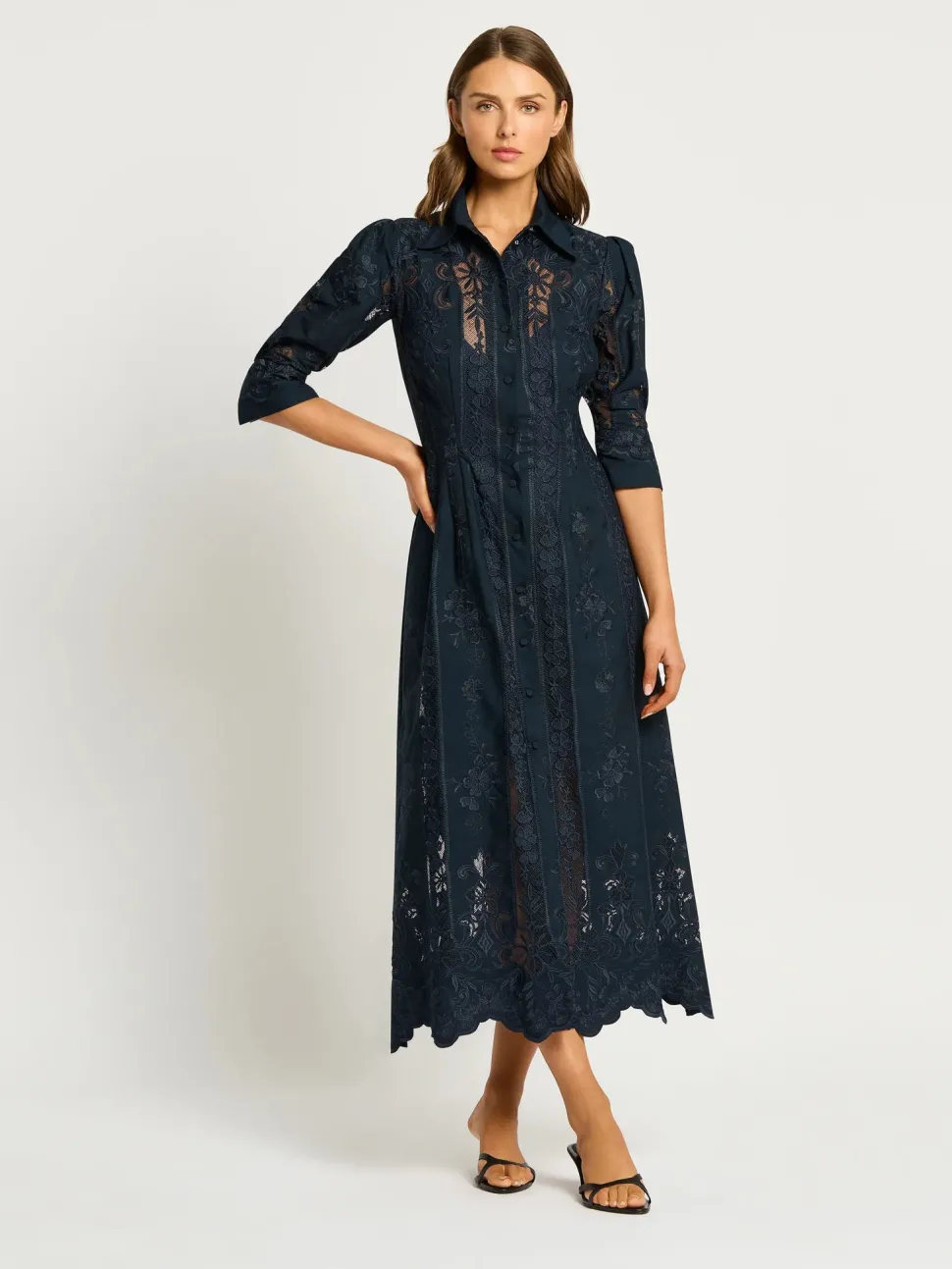 moss__spy__kristen_shirt__1.webp Moss & Spy - Kristen Shirt Dress - Midnight