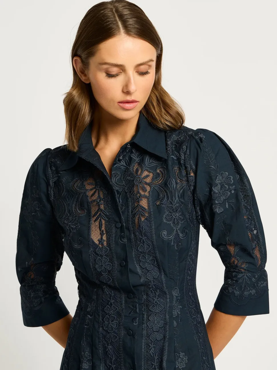 moss__spy__kristen_shirt__2.webp Moss & Spy - Kristen Shirt Dress - Midnight