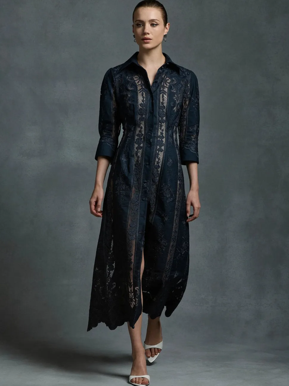 moss__spy__kristen_shirt__5.webp Moss & Spy - Kristen Shirt Dress - Midnight