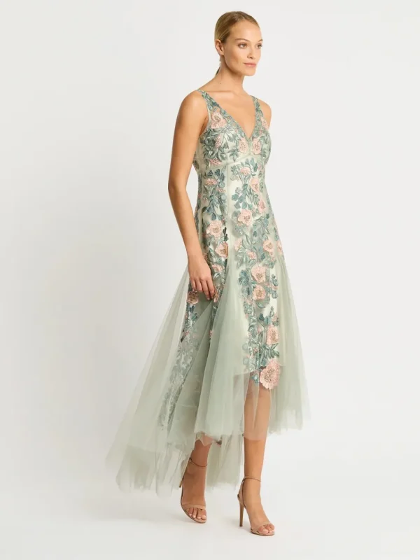 Moss & Spy - Willow Gown - Sage Pink FINAL SALE