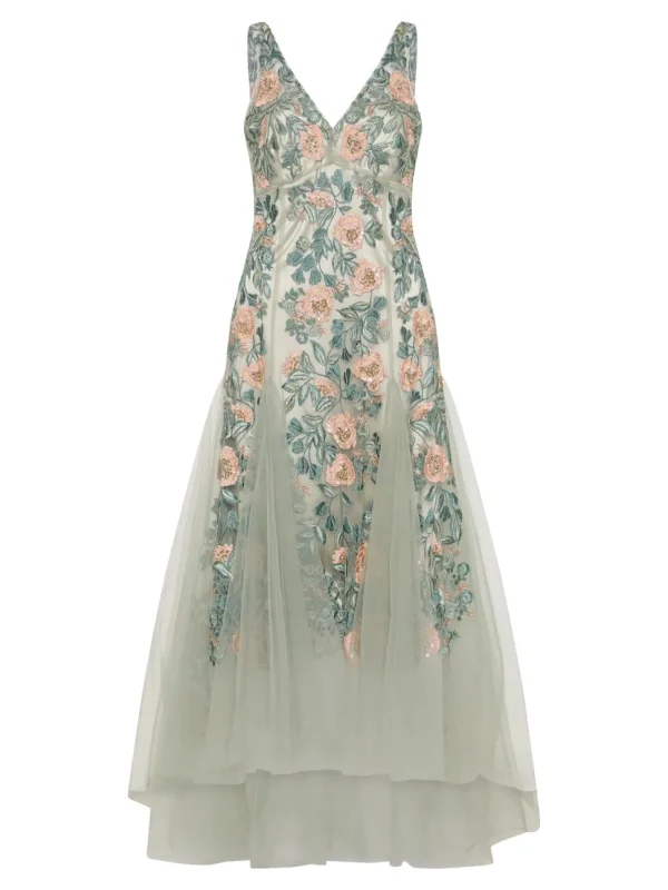 Moss & Spy - Willow Gown - Sage Pink FINAL SALE