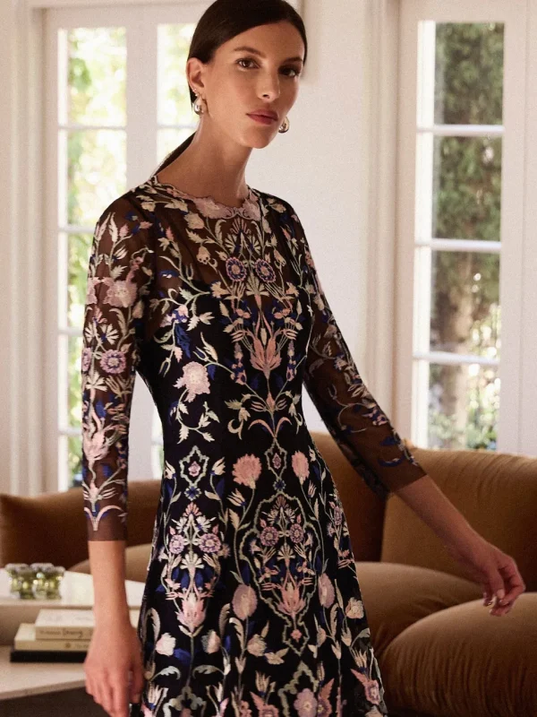 Moss & Spy - Yvette Dress - Ink Pink Mint
