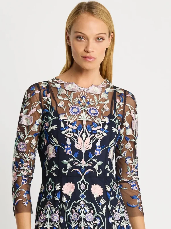Moss & Spy - Yvette Dress - Ink Pink Mint
